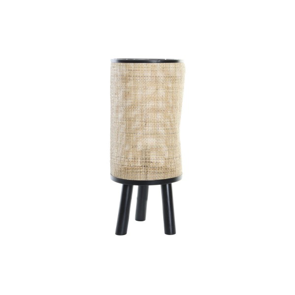 Επιτραπέζιο Φωτιστικό DKD Home Decor Φυσικό Μαύρο 220 V 50 W (25 x 25 x 59 cm)