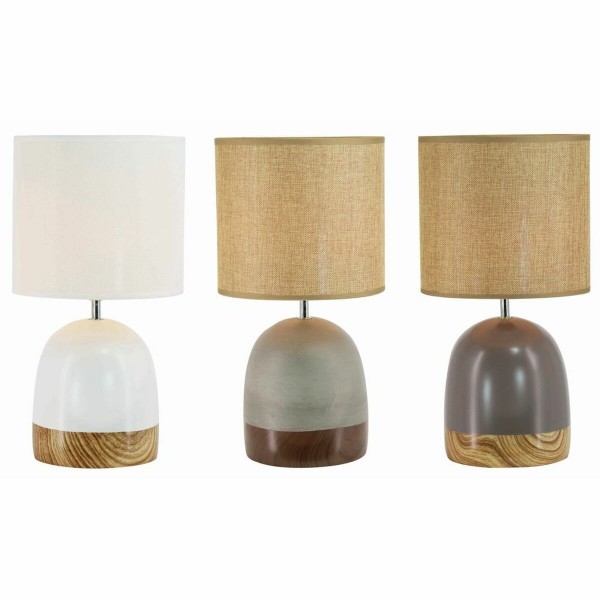 Επιτραπέζιο Φωτιστικό DKD Home Decor πολυεστέρας Τσιμέντο (22 x 22 x 40 cm) (3 pcs)