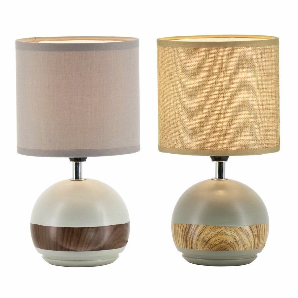 Επιτραπέζιο Φωτιστικό DKD Home Decor Κεραμικά πολυεστέρας (2 pcs) (14 x 14 x 26 cm)
