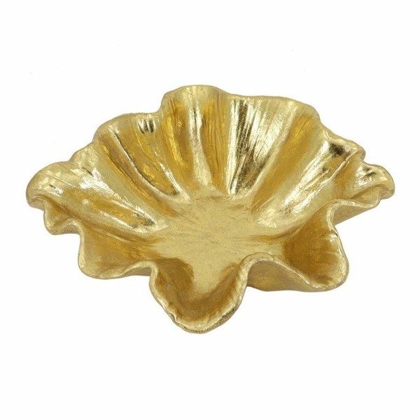 Δίσκος DKD Home Decor Χρυσό Ρητίνη (19 x 16.5 x 5.4 cm)