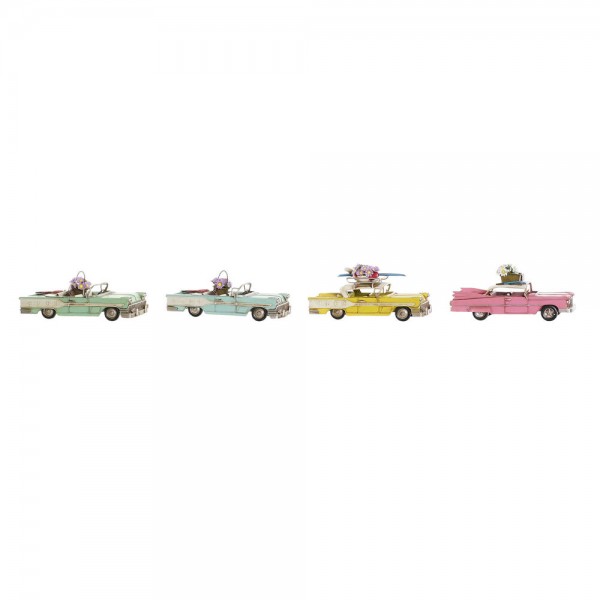 Διακοσμητική Φιγούρα DKD Home Decor Αυτοκίνητο 25,8 x 10,5 x 9,5 cm Vintage (4 Τεμάχια)