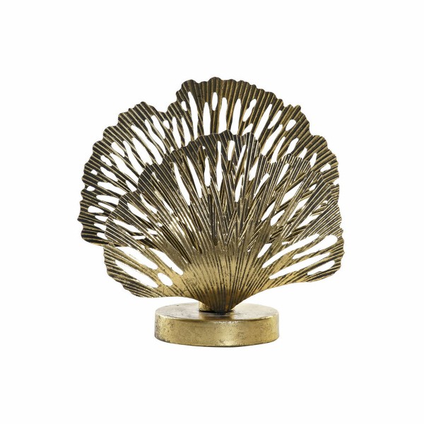 Επιτραπέζιο Φωτιστικό DKD Home Decor Φύλλα Χρυσό Μέταλλο (33 x 15 x 30 cm)