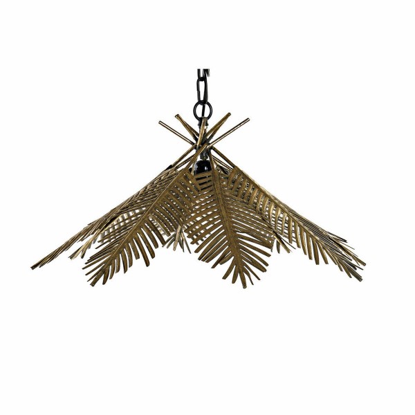 Φωτιστικό Οροφής DKD Home Decor Παλαιωμένο φινίρισμα Χρυσό Μέταλλο 220 V (62 x 62 x 123 cm)