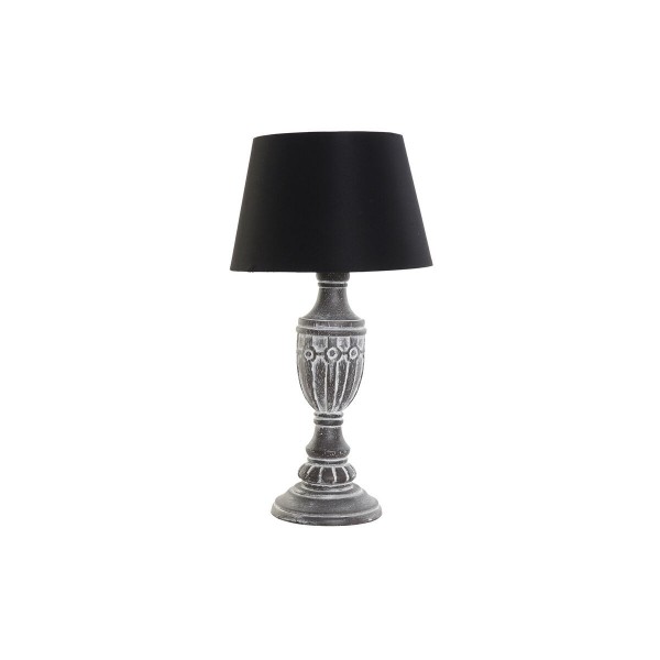 Επιτραπέζιο Φωτιστικό DKD Home Decor 25W Μαύρο Γκρι 220 V (23 x 23 x 44 cm)