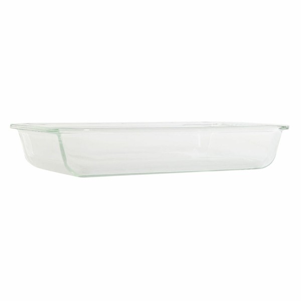 Δίσκος Φούρνου DKD Home Decor Διαφανές Βοροπυριτικό γυαλί (35 x 21.5 x 6 cm)
