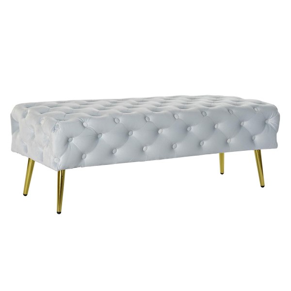 Σκαμπό DKD Home Decor   Χρυσό Μέταλλο πολυεστέρας Βελούδο Sky μπλε (120 x 45 x 40 cm)