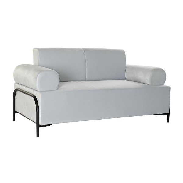 Καναπές DKD Home Decor Μαύρο Μέταλλο πολυεστέρας Celeste (154 x 76 x 76 cm)