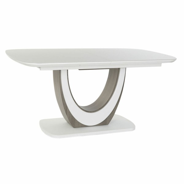 Τραπεζαρία DKD Home Decor Κρυστάλλινο Ξύλο Καφέ Λευκό Ξύλο MDF (160 x 90 x 76 cm)