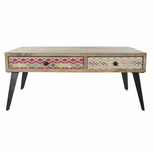 Βοηθητικό Τραπέζι DKD Home Decor Μέταλλο Ξύλο από Μάνγκο (110 x 70 x 45 cm)