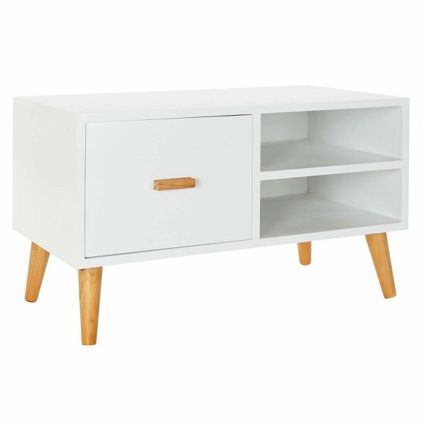 Σκευοθήκη DKD Home Decor Λευκό Καφέ MDF (80 x 40 x 50 cm)