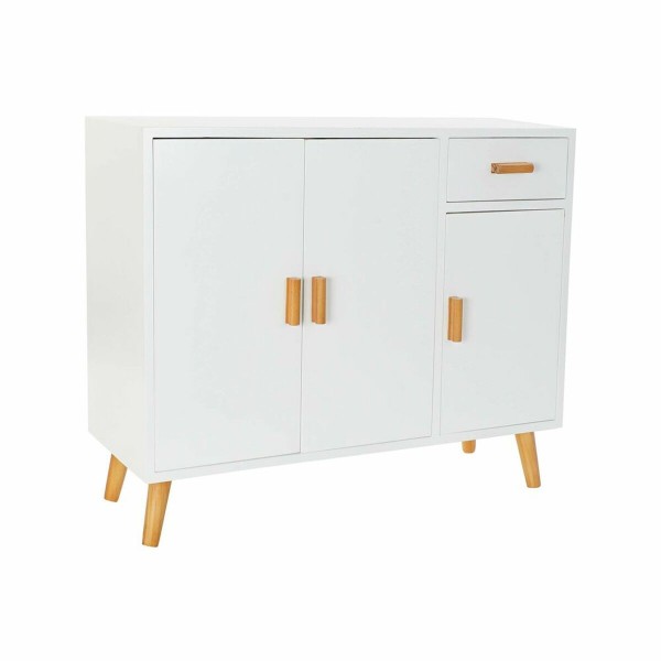 Σκευοθήκη DKD Home Decor Λευκό Καφέ MDF (90 x 33 x 74 cm)