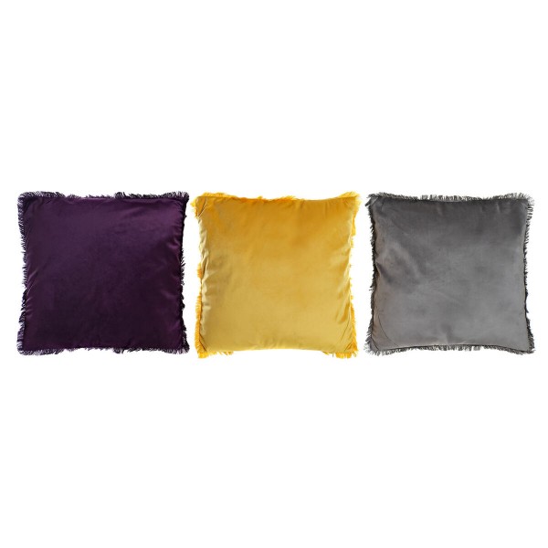 Μαξιλάρι DKD Home Decor πολυεστέρας Σύγχρονη Κρόσσια (45 x 10 x 45 cm) (3) (3 Μονάδες)