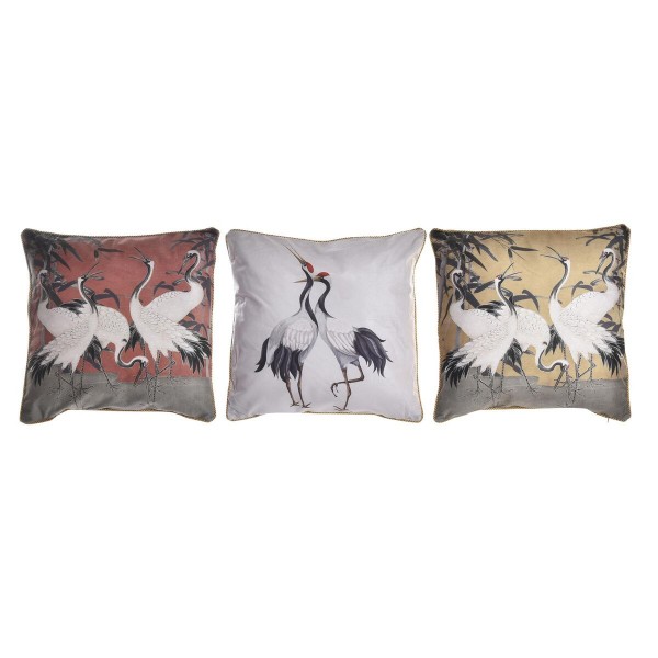 Μαξιλάρι DKD Home Decor πολυεστέρας Πολύχρωμο Ανατολικó (3) (45 x 15 x 45 cm) (3 Μονάδες)