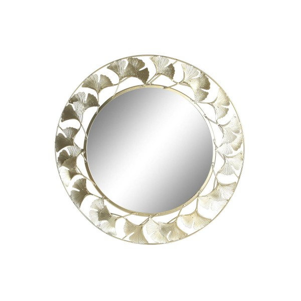 Τοίχο καθρέφτη DKD Home Decor Καθρέφτης Χρυσό Μέταλλο (43 x 2 x 43 cm)
