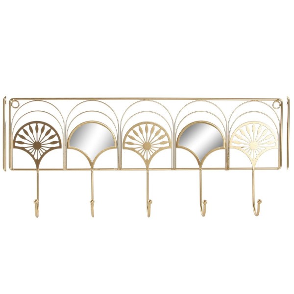 Κρεμάστρα τοίχου DKD Home Decor Μέταλλο Χριστουγεννιάτικο αστέρι Ανατολικó (47 x 5 x 20 cm)