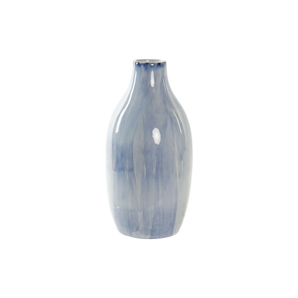 Βάζο DKD Home Decor Κεραμικά Μπλε Λευκό (11 x 11 x 24 cm)