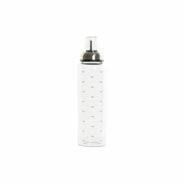 Λαδιέρα DKD Home Decor Διαφανές Ανοξείδωτο ατσάλι Βοροπυριτικό γυαλί (500 ml) (6.5 x 6.5 x 24.5 cm)