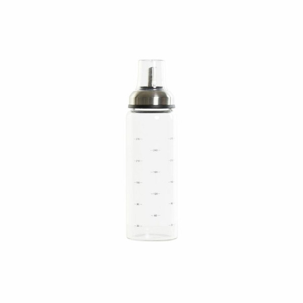 Λαδιέρα DKD Home Decor Διαφανές Ανοξείδωτο ατσάλι Βοροπυριτικό γυαλί (300 ml) (6 x 6 x 20.5 cm)