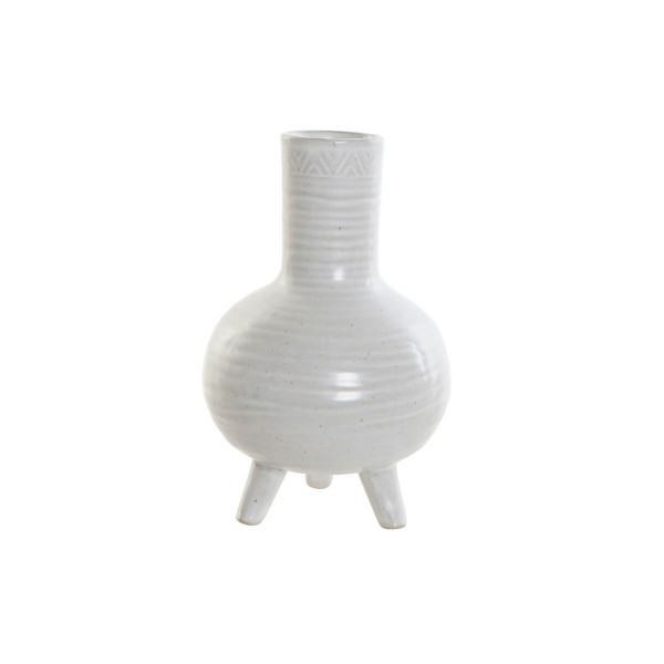 Βάζο DKD Home Decor Κεραμικά Λευκό (13,5 x 13,5 x 20,5 cm)