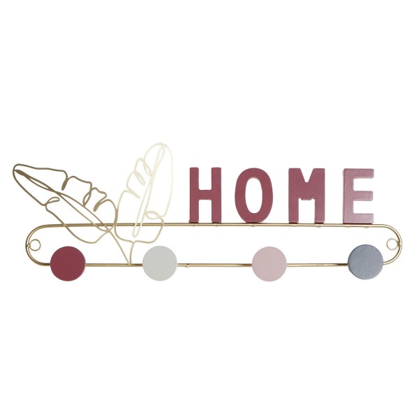 Κρεμάστρα τοίχου DKD Home Decor MDF Σύγχρονη (46 x 5 x 17 cm)