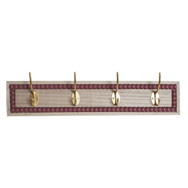 Κρεμάστρα τοίχου DKD Home Decor MDF Shabby Chic (50 x 7,5 x 12 cm)