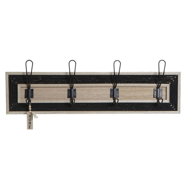 Κρεμάστρα τοίχου DKD Home Decor Μέταλλο MDF (60 x 6 x 18,5 cm)