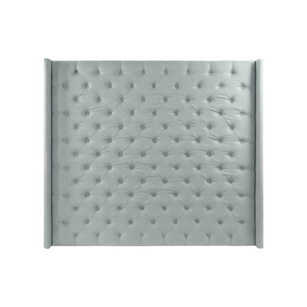 Κεφαλάρι κρεβατιού DKD Home Decor Μπλε πολυεστέρας Ξύλο MDF