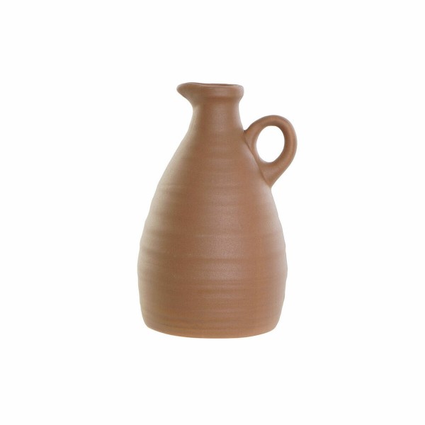 Βάζο DKD Home Decor Πορσελάνη τερακότα (12.8 x 12.8 x 21 cm)