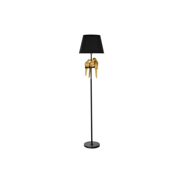 Φωτιστικό Δαπέδου DKD Home Decor Μαύρο Μέταλλο Ρητίνη 50 W (37 x 37 x 170 cm)