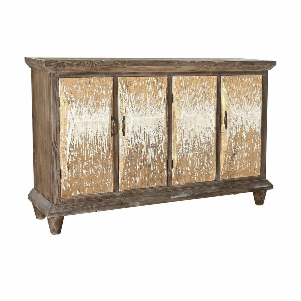 Σκευοθήκη DKD Home Decor Έλατο Μπεζ MDF Σκούρο καφέ (145 x 41,5 x 92,5 cm)