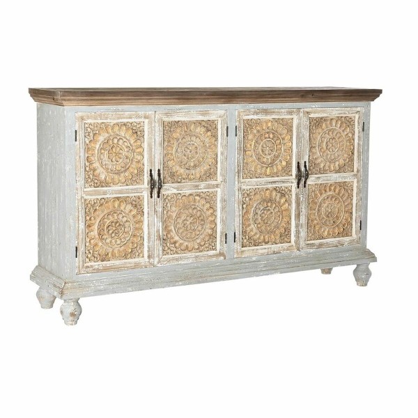 Σκευοθήκη DKD Home Decor Καφέ Έλατο MDF Λευκό (177,5 x 41,5 x 106 cm)