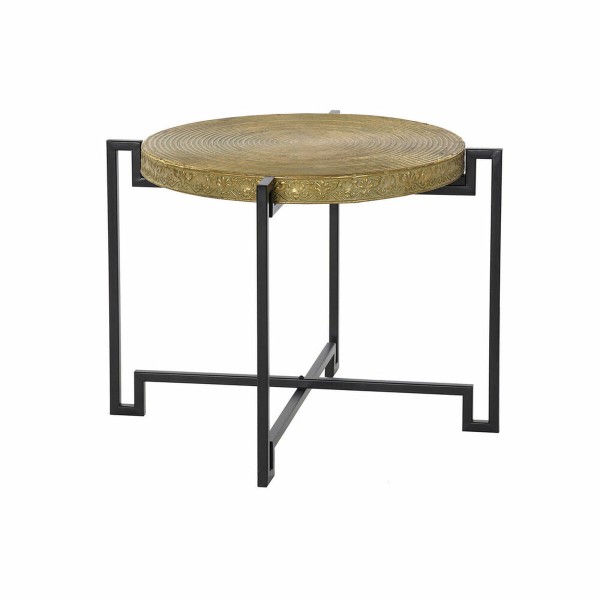 Βοηθητικό Τραπέζι DKD Home Decor Μέταλλο Χάλκινο Ανοιχτό (62 x 62 x 45 cm)