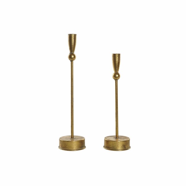 Πολύφωτο DKD Home Decor Μέταλλο Χαλκός (9 x 9 x 39 cm) (2 pcs)