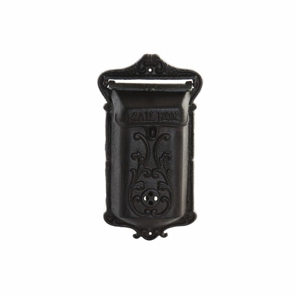 Γραμματοκιβώτιο DKD Home Decor Καφέ Χυτοσίδηρος (19 x 7 x 35 cm)