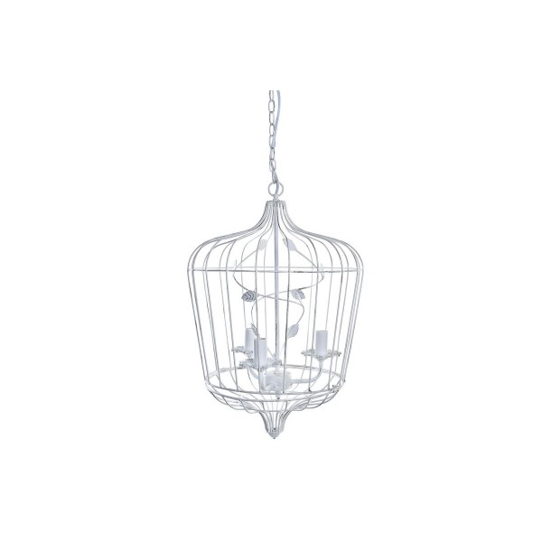 Φωτιστικό Οροφής DKD Home Decor 25W Λευκό 220 V (37 x 37 x 55 cm)