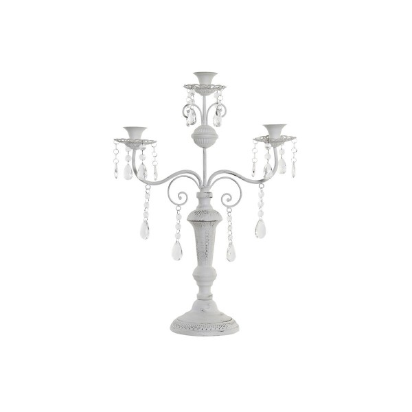 Πολύφωτο DKD Home Decor Μέταλλο Λευκό Ακρυλικό (41,5 x 15 x 56,5 cm)
