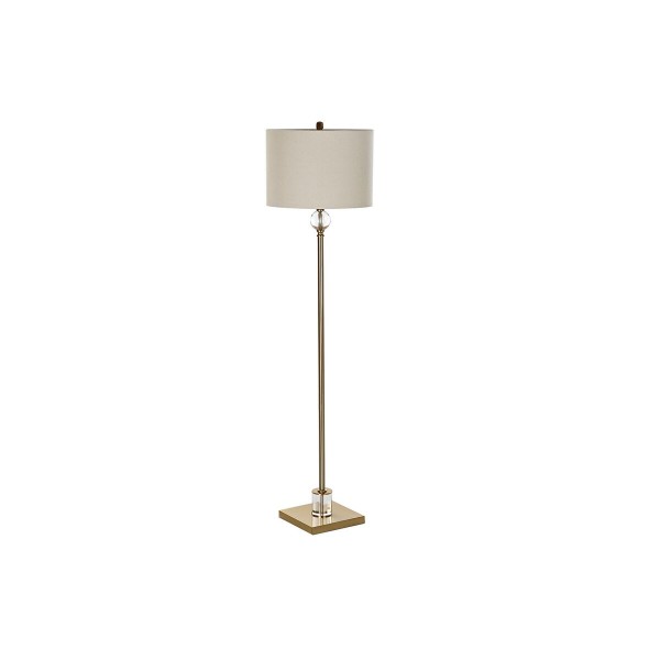 Φωτιστικό Δαπέδου DKD Home Decor Κρυστάλλινο Χρυσό Μέταλλο πολυεστέρας (41 x 41 x 161 cm)