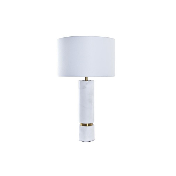 Επιτραπέζιο Φωτιστικό DKD Home Decor Χρυσό Λευκό 220 V 50 W Σύγχρονη (41 x 41 x 76 cm)