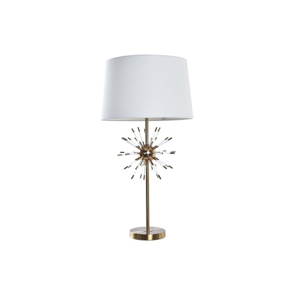 Επιτραπέζιο Φωτιστικό DKD Home Decor Χρυσό Αστέρι Λευκό 220 V 50 W Σύγχρονη (41 x 41 x 80 cm)