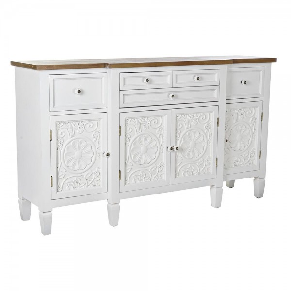 Σκευοθήκη DKD Home Decor Λευκό Έλατο Φυσικό MDF