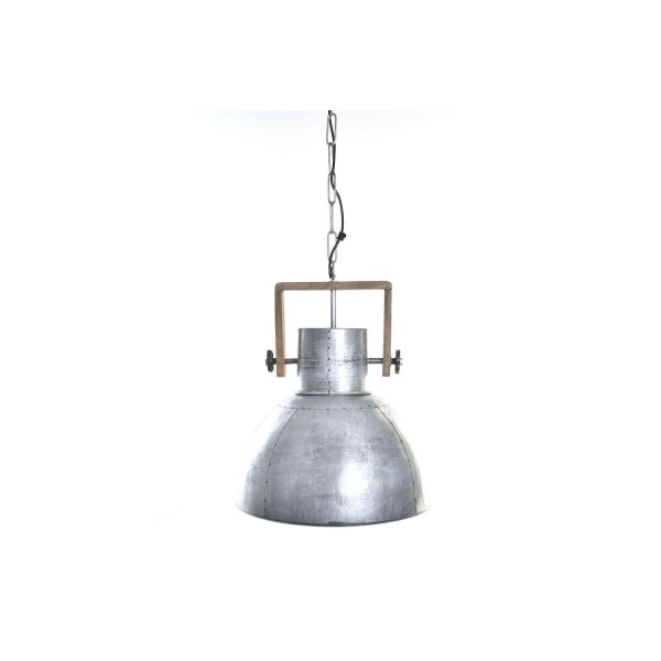 Φωτιστικό Οροφής DKD Home Decor Ασημί Καφέ 220 V 50 W (40 x 40 x 50 cm)