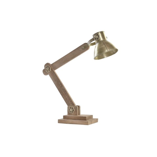Επιτραπέζιο Φωτιστικό DKD Home Decor Χρυσό Καφέ 220 V 50 W (50 x 15 x 65 cm)