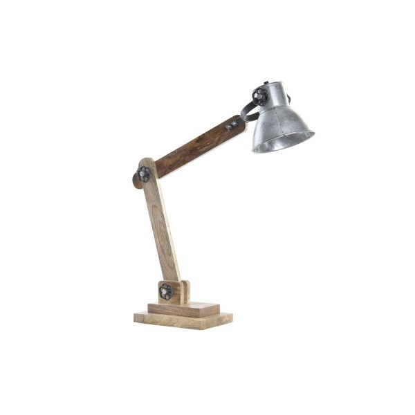 Επιτραπέζιο Φωτιστικό DKD Home Decor Ασημί Καφέ 220 V 50 W (50 x 15 x 65 cm)