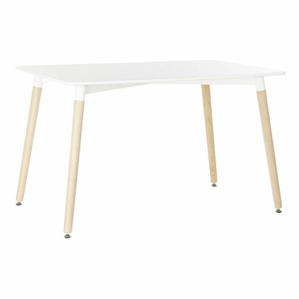 Τραπεζαρία DKD Home Decor Λευκό Σημύδα Ξύλο MDF (120 x 80 x 74 cm)