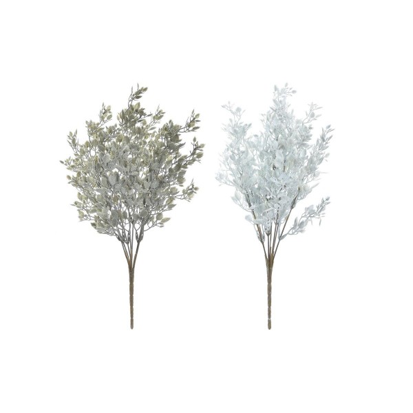 Διακοσμητικό Φυτό DKD Home Decor πολυεστέρας Λευκό Πράσινο PE (14 x 14 x 47 cm) (x2)