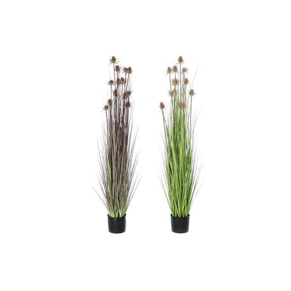 Διακοσμητικό Φυτό DKD Home Decor Λιλά Ανοιχτό Ροζ PVC PE (40 x 40 x 150 cm) (x2)