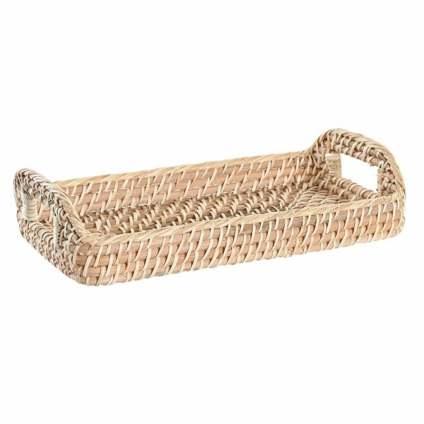 Δίσκος DKD Home Decor 35 x 19 x 8 cm Φυσικό