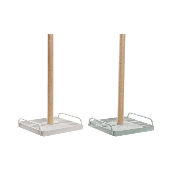 Βάση Χαρτιού Κουζίνας DKD Home Decor Μπεζ Μέταλλο Μέντα Τζίντζερ (16 x 15 x 29,5 cm) (x2)