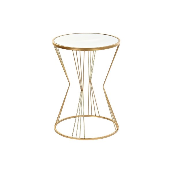 Βοηθητικό Τραπέζι DKD Home Decor Καθρέφτης Χρυσό Μέταλλο (40 x 40 x 55 cm)
