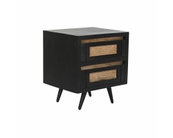 Κομοδίνο DKD Home Decor ρατάν Ξύλο από Μάνγκο (50 x 40 x 55 cm)